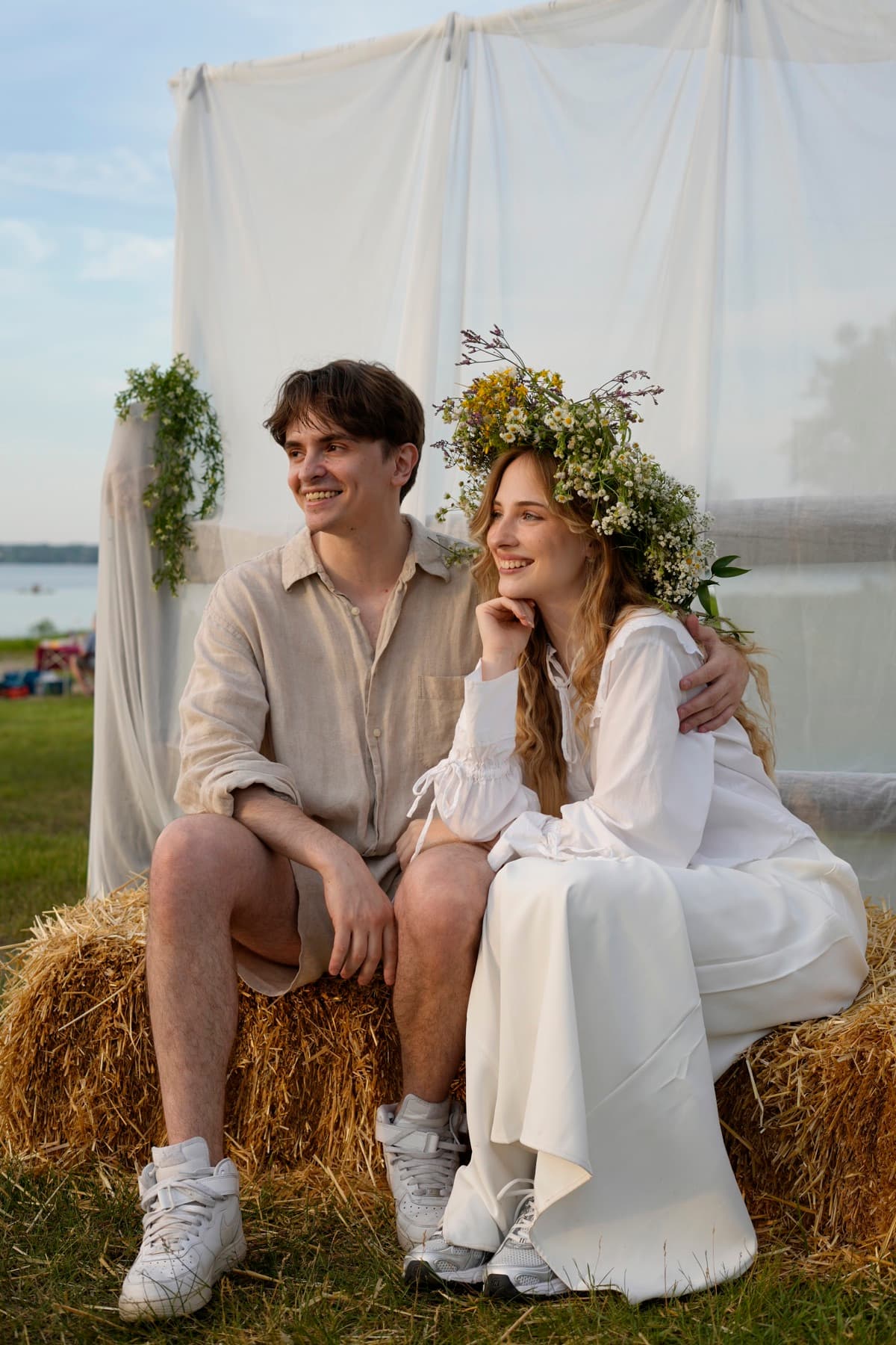 Couple at the Ivana Kupala celebration